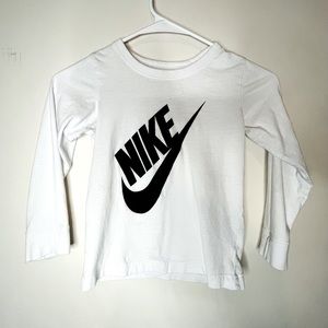 NIKE white long sleeve, branded, light weight, tee shirt